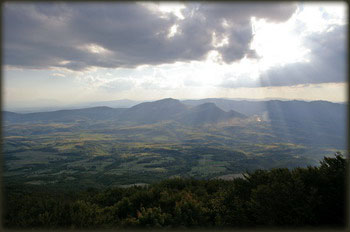 Pogled sa vrha Deli Jovana prema Stolu