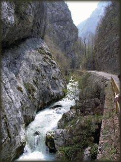 Najuži deo kanjona Resave