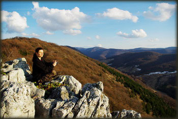 Pogled sa vidikovca ka Faci, iznad doline Stanojevog potoka