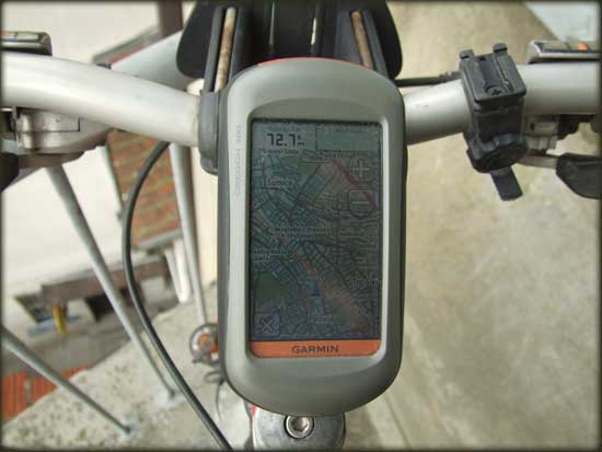 Lula je idealno mesto za montažu nosača za GPS na biciklu