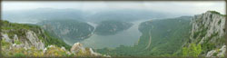 Dunav, sa vidikovca na Malom Štrpcu