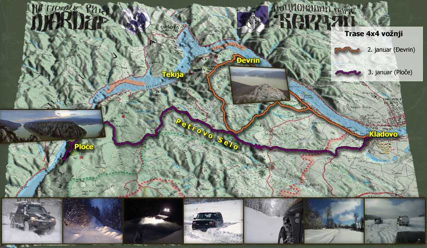 Trasa novogodišnje 4x4 avanture