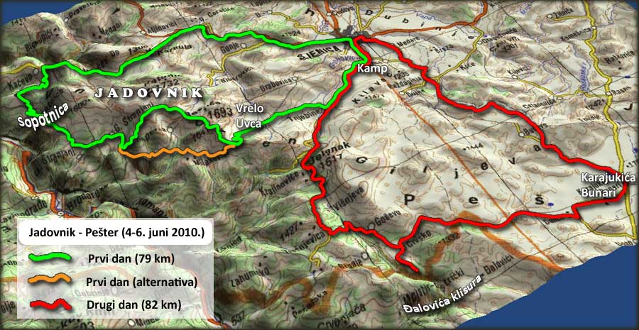 Trase vožnji u subotu i nedelju 11. i 12. jula