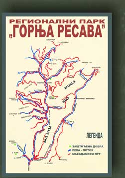 Карта подручја