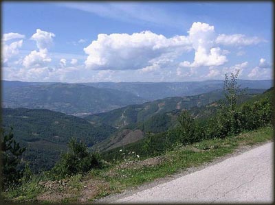 800 m spusta sa Jadovnika do Prijepolja