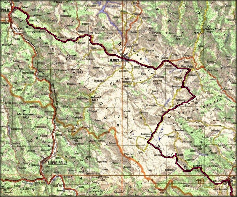 Novi Pazar Mapa