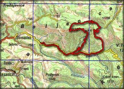 Mapa vožnje